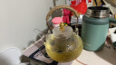玉兰香 耐高温加厚玻璃煮茶壶电陶炉加热烧水壶家用茶具泡茶壶小型煮茶器套装 金色珠900ML(单壶) 实拍图