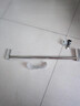 穗之语304加厚浴室不锈钢毛巾杆挂杆免打孔卫生间单杆双杆毛巾架子加长 40cm直型单杆(免+打孔两用) 实拍图