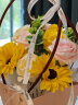 初朵11朵向日葵玫瑰花束香皂花篮鲜同城配情人节礼物生日送女友 实拍图