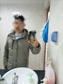 雅鹿鹅绒羽绒服男短款连帽可拆卸保暖外套冬装新款男士加厚大鹅防寒服 藏青色 L (175) (适合125斤-135斤) 实拍图