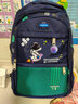 儿童书包男生小学生2023新款男童减负护脊双肩背包1一3年级四到六 太空人绿色小一二年级手表+笔盒 实拍图