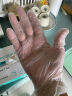 美丽雅一次性手套食品级100只 中号PVC家务厨房洗碗清洁加厚橡胶手套 实拍图