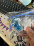网红入油蓝色太空人宇航员漂浮瓶钥匙扣立体液体挂件学生书包挂饰礼品生日挂件 蓝色立体宇航员-蓝吉他 实拍图