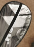 伟士（WISH）壁球拍铝合金碳素一体学生成人初学壁球拍单只 碳铝 白黑9907【手胶+壁球】 实拍图