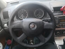 奥迈尔 斯柯达明锐真皮手缝方向盘套速派 科迪亚克柯珞克野帝yeti昕锐昕动汽车改装把套冬四季改装把套 碳纤维+黑皮款 实拍图