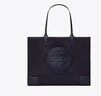 Tory Burch 汤丽柏琦 ELLA 大容量手提托特包TB 87116 蓝色 405 OS 实拍图