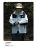 吉普（JEEP）冲锋衣羽绒服三合一男女士外套男团购情侣夹克衣服男装登山滑雪服 象牙白-抓绒内胆三合一 男女同款锋衣 XL (建议170-185斤） 实拍图