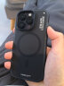 蓝猩先生 适用苹果14pro手机壳 iPhone14pro保护套magsafe磁吸充电壳双色肤感保护壳 典雅黑 实拍图