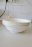 瓷秀源纯白色陶瓷大汤碗大面碗汤盆装饭大碗饭盆深碗骨瓷碗泡面碗餐具 9英寸斗碗4个装 实拍图