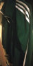 优崛（YOUJUE）休闲运动夹克ins同款三条杠外套男女同款开衫情侣装百搭棒球服潮 绿色 L 实拍图