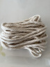 蓝桂圆（languiyuan）麻绳 粗捆绑绳线diy手提袋棉绳手工编织装饰棉线材料白色纸绳子 直径4mm(10米) 晒单实拍图