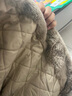 森马（Semir）牛仔棉服女拼接毛领美式复古2024冬宽松毛边夹克街头109724108017 实拍图