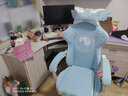浩尊（HAOZUN） 粉色少女可爱电竞椅女生座椅可趟电脑椅家用舒适椅子主播直播椅游戏椅升降办公老板椅 蓝色蕾姆 实拍图