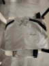 南极人（Nanjiren）运动套装春秋新款情侣开衫运动服休闲跑步健身卫衣 灰黑(男薄款)-82453 2XL 实拍图