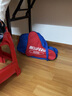 BISSFEED加厚专用轮滑包 儿童轮滑鞋袋子旱冰鞋三角单肩背包 成人男女溜冰鞋包运动斜挎包收纳袋 红蓝单肩包（儿童款） 实拍图