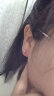 银奥纯999足银耳钉女高级感珍珠耳环2024年新款耳骨养耳洞银针耳饰 999耳钉2对（4mm+5mm各一对） 实拍图