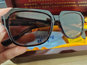 隆峰高档水晶石太阳镜大框型一体墨镜遮阳防强光护目开车钓鱼清凉眼镜 LF3818茶片 实拍图