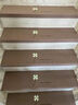 小棕熊（XIAOZONGXIONG） 小棕熊实木楼梯踏步垫免胶自粘防滑家用楼梯垫夜光脚垫满铺地垫 四叶草米驼/免胶自吸 55x22x4.5cm【白色大理石慎用】 实拍图