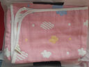 迷人居六层纱布毛巾被纯棉夏季薄款婴儿儿童8层午睡小毯子盖毯 六层纱布全棉-波点粉 90*100 cm全棉纱布 实拍图