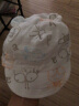 aqpa新生儿夏季帽子婴儿太阳帽男女宝宝外出防晒遮阳棉纱布鸭舌帽 白底蜜蜂 3-6个月（适用头围38-41cm） 实拍图