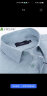 杉杉（FIRS）短袖衬衫男中年商务休闲正装宽松免烫衬衣 TCT4299短袖绿色 40  实拍图