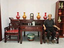 冬柏铜机芯机械座钟实木打点报时摆钟上弦链上发条台打点报时机械钟 实木机械座钟 高40CM宽24CM 12英寸 实拍图