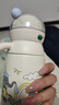 taoqibaby婴儿保温杯儿童学饮杯宝宝鸭嘴水杯外出吸管防漏婴儿杯6个月以上 米乳白-380ml【吸嘴+背带】 实拍图