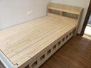 星曦菲 实木床单双人床小孩童床现代简约储物床头高低床 床+拖床+床垫*2（拖床垫1米 1.2米*2.0米 实拍图
