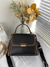 viney牛皮手提斜挎包包女包轻奢高级感单肩生日礼物送女友老婆 【黑色】实用高端品牌百搭小方包 实拍图