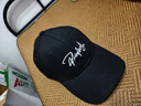 花花公子（PLAYBOY）帽子棒球帽鸭舌帽休闲街头嘻哈情侣防晒遮阳帽弯檐男女通用 【黑色手写字母】 实拍图