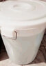 木野村大水桶塑料桶大号大容量带盖加厚食品级胶桶大白桶储水桶家用圆桶 白色（带盖） 150L桶口外径63高71cm 实拍图