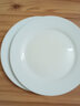 MLCRIYG牛排餐盘子陶瓷白陶瓷圆形西餐盘子家用菜盘碟子西餐餐具 9英寸(平盘)（2件装） 实拍图
