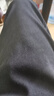 皮尔卡丹（pierre cardin）加绒厚款牛仔裤男宽松直筒修身秋冬季保暖长裤深蓝色 31 实拍图