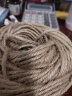 中梦  麻绳麻绳DIY手工绳子天然粗细麻绳工艺装饰品吊牌捆绑绳 3mm粗60米 实拍图