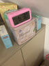 BBA闹钟锂电充电款智能电子感光三组闹铃儿童学生钟 新年礼物粉色 实拍图