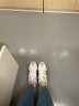 adidas苏翊鸣同款「T头鞋」SAMBA OG复古板鞋男女阿迪达斯三叶草 白/黑/浅灰 36(220mm)推荐选大半码 实拍图
