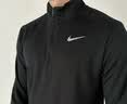 耐克NIKE男长袖方领T恤 运动休闲 经典简约 DD4757-010 黑色L 实拍图