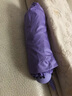 暖心话太阳伞黑胶防晒遮阳伞女士超轻便携口袋雨伞晴雨两用折叠户外胶囊 黑胶五折伞-梧桐米 实拍图