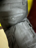 红豆 Hodo 男装 商务正装修身直筒男士纯色厚款西裤 黑色31 实拍图