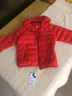 361°儿童轻薄羽绒服25冬男女中大童防风保暖外套N32341901 红130 实拍图