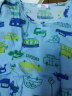 南极人儿童睡衣男夏季薄款宝宝空调服中大童男童女童长袖棉绸家居服套装 鳄鱼骑车 160cm 实拍图