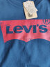 Levi's【全新升级】李维斯2024春夏新版情侣同款短袖T恤logo印花简约 藏蓝色0002 L 实拍图