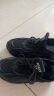 ZUOYIQI男鞋2024夏季新款透气休闲跑步鞋厚底网面增高运动老爹鞋子男 黑色 40 实拍图