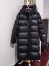 高梵黑金鹅绒服先锋2.0八格长款羽绒服男女同款冬季品牌情侣加厚外套 黑色【男女同款】 2XL 【170-180斤 匈牙利鹅绒328g】 实拍图