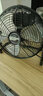 千臣趴地扇落地扇工业风扇家用强力大功率台式电风扇 黑色20寸按键款加长线+加厚螺旋网罩 实拍图