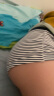 南极人儿童内裤男童青少年内裤中大童四角短裤4条装条纹恐龙120 实拍图