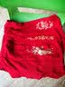 浓琪儿（3条装）95%棉女士高腰内裤龙年本命年大红色收腹提臀三角裤结婚 3条95%棉鸿福+吉祥+福运 L(适合90-110斤） 实拍图