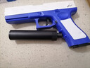 柯尔特黄金沙鹰玩具枪儿童抛壳软弹枪电动格洛克g18左轮成人玩具抢绝地求生吃鸡模型可发射手炝 格洛克G18标配-蓝白 实拍图