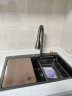 奈田（NTNO）水槽双槽洗菜盆一体盆厨房纳米304不锈钢加厚手工阶梯洗碗池 78*46A-双槽（不含龙头） 实拍图
