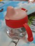 日康（rikang）儿童水杯 宝宝鸭嘴杯 Tritan带重力球把手婴儿杯 红色鸭嘴杯 180ml B1042 实拍图